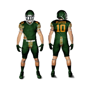 Vêtements de sport, maillots de football américain, uniformes respirants à manches courtes, haute qualité, personnalisables - Product Image 1