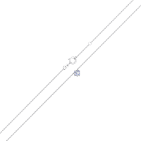 Collier en argent 925 avec diamant de laboratoire certifié IGI, fabricant de bijoux fins éthiques RJC ODM OEM, vente en gros DJYN2678
