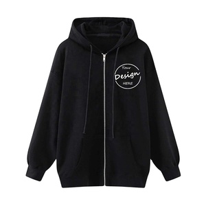 Vente en gros de sweats à capuche 100% coton éponge française surdimensionnés unis pour hommes et femmes - Product Image 3