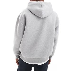 Sweat-shirt à capuche ample en molleton épais à manches longues, coupe ajustée, décontracté, tendance, pour l'automne - Product Image 6