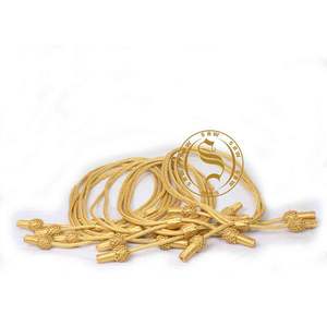 Uniforme de cérémonie de haute qualité cordon de chapeau fil de lingot cordons de chapeau de cérémonie - Product Image 3