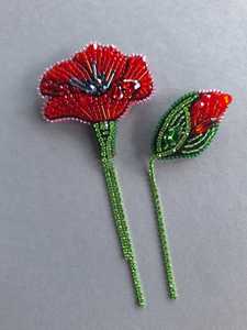 Broches con cuentas Broche de diseñador hecho a mano. Accesorios de alta calidad. Broche de diseño único. El mejor regalo para baby shower. - Product Image 3