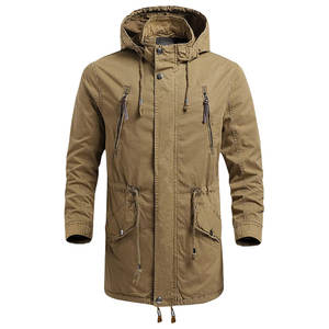 Nueva chaqueta acolchada larga con capucha para hombre, Abrigo acolchado personalizado para exteriores con chaqueta térmica gruesa de invierno, abrigo largo acolchado - Product Image 1