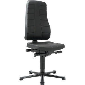 Highline Office Swivel Chair with Floor Glides 450-600 mm Integral Foam <b>Black</b> BIMOS Product - Product Image 1