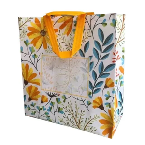 ถุงผ้านอนวูฟเวนแบบปรับแต่งได้ถุงพิมพ์ลามิเนตกล่องบรรจุถุงแนวตั้งทันสมัยรีไซเคิลได้ของขวัญสำหรับร้านขายของชำ - Product Image 5