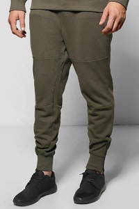 Pakistan Manufacture Men's Casual Training Jogging <b>Trousers</b> Lightweight Polyester Canvas Mid <b>Elastic</b> Waist Breathable Quick Dry - Product Image 6