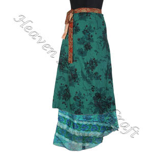 Authentic Manufacturer of Vintage Silk Saree Sari Wrap Round <b>Skirt</b> <b>Long</b> Length Vintage Silk Sari Midi Wrap <b>Skirts</b> Dress <b>Women</b> - Product Image 6