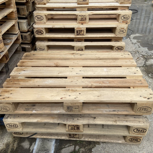 Premium EPAL Paletas de madera fuerte Entrada de 4 vías para uso industrial Listo para exportar - Product Image 1