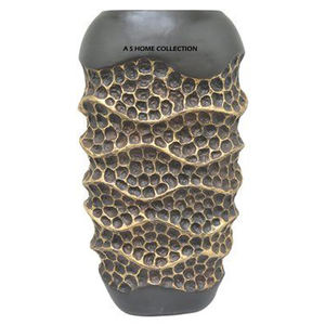 Jarrón de Flores de Diseño Personalizado con Hojas de Metal Dorado, Centro de Mesa de Aluminio Hecho a Mano para Decoración de Bodas - Product Image 5