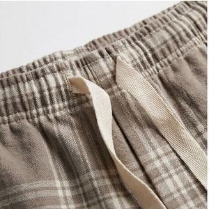 OEM ODM Custom Men Pants Fashionable <b>Flannel</b> Plaid Pants Casual Trousers Streetwear Stylish Checkered Design Comfortable Cotton - Product Image 4