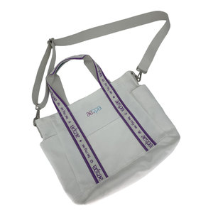 Haute qualité coton toile sac fourre-tout soie impression poignée nouvelle mode recyclé épaisseur tissu bas quantité minimale de commande usine sac à provisions - Product Image 3