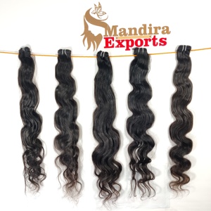 Venta al por mayor de paquetes de proveedor de cutícula alineada Kinky Bodywave Hair 100% Natural negro crudo indio virgen extensiones de cabello humano - Product Image 3
