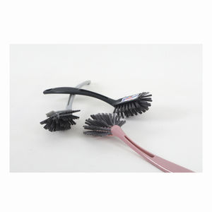 Brosse à vaisselle grise écologique en PP durable, brosses de nettoyage de cuisine portables - Product Image 2