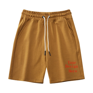 Pantalon cinq quarts personnalisé de qualité supérieure pour les jeunes Conception de sangle de taille à motif solide pour un contrôle facile des loisirs et du sport - Product Image 3