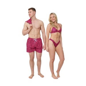 Men Casual Beach Shorts Quick Dry Polyester Swimwear Lightweight Summer Surf Shorts <b>Elastic</b> Waist OEM Private Label Manufacturer - Product Image 5