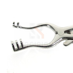 Weitlaner Retractor Gancho para heridas Soporte de aguja de extensión quirúrgica Puntas romas Instrumento manual de acero para uso hospitalario-SurgiRight - Product Image 1