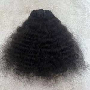 Extension de cheveux humains de temple indien trame sans couture de beauté pure et non traitée pour une longueur instantanée - Product Image 1