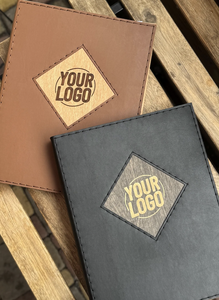 Carpeta de Menú de Madera Marrón Personalizada DIVRIS con Anillas para Cafetería, Bar, Restaurante, Portamenús de Varias Páginas con Panel de Madera para Logotipo - Product Image 5