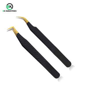 Pinces à cils antistatiques pour une pose d'extensions de cils sûre, pinces à cils de qualité supérieure pour les cils individuels et en grappes - Product Image 3