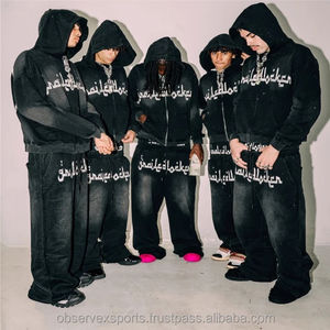 Sudadera con Capucha Unisex de Invierno, Personalizada con Logotipo OEM, de Alta Calidad, Gruesa, 100% Algodón, Antibacteriana, de Secado Rápido y Transpirable - Product Image 2