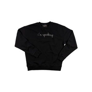 Logo personnalisé polaire pull col rond sweat femmes haute qualité coton broderie graphique sweats femmes Streetwear - Product Image 2