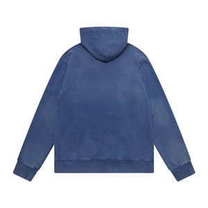 Sweat-shirts à capuche pour hommes, coupe classique, logo personnalisé, 100% coton, de haute qualité, couleur personnalisée, effet délavé par le soleil, respirant, avec poche, hiver - Product Image 5