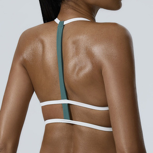 Fabriqué au Pakistan Femmes Sport Soutien-Gorge Active Wear Sport Soutien-Gorge Spandex Polyester Une Épaule Crop Sport Soutien-Gorge 2025 - Product Image 5