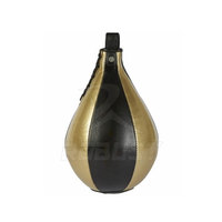 Sac de vitesse MMA personnalisable en cuir véritable de haute qualité Punching Ball Entraînement pivotant longue durée Caractéristiques Logo privé