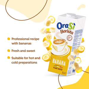 เครื่องดื่มกล้วยออร่าซี บาริสต้า พืชผล สำหรับมืออาชีพ 1 ลิตร 12 ยูนิต อายุการเก็บรักษา 360 วัน - Product Image 5