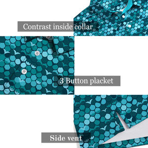 Polo de Golf Personalizado con Logotipo, Transpirable, de Alta Calidad, Corte Regular para Hombre, Manga Corta, Secado Rápido, Absorbe la Humedad - Product Image 3