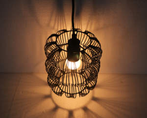 Élégant noir métal fer Cage pendentif lumière Ceiligh pendentif éclairage pour cuisine salle à manger lustres moyens bureau à domicile - Product Image 5