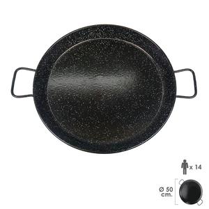 Valencian Enamelled Frying <b>Pan</b> 14 people/ 50 cm - Product Image 1