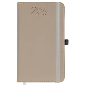 Agenda Tascabile 2026 in Pelle PU Personalizzata, Gadget Promozionale - Product Image 1