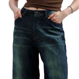 Jeans de Mezclilla para Hombre Street Pro Industries, Jeans Casuales de Corte Holgado, Pantalones Rectos de Cintura Alta, Jeans de Mezclilla con Lavado Ácido para Hombre - Product Image 3