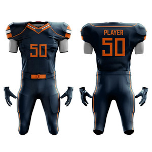 Haute qualité 2025 nouveauté maillot de Football américain 100% Polyester Logo personnalisé uniformes de Football américain prix pas cher - Product Image 1