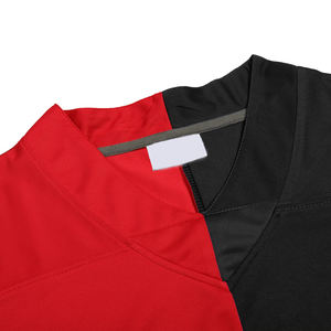 Tiras de números con nombre personalizado, sublimación, malla de poliéster 100%, camiseta elástica duradera de fútbol americano de talla grande para hombres y mujeres - Product Image 4