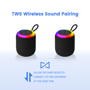 Home Digitalome-Altavoz portátil con batería LED RGB con iluminación RGB y micrófono para comunicación - Product Image 6