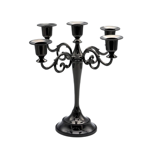 เชิงเทียนอลูมิเนียม3แขนสำหรับตกแต่งงานแต่งงานและงานอีเวนต์ - Product Image 3