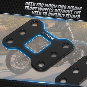 NiceCNC 1 "/2" support de rehausseur de garde-boue avant pour <span class=keywords><strong>Harley</strong></span> Sportster <span class=keywords><strong>1200</strong></span> XL1200CP XL1200C fer 883 XL883N <span class=keywords><strong>Roadster</strong></span> - Product Image 6