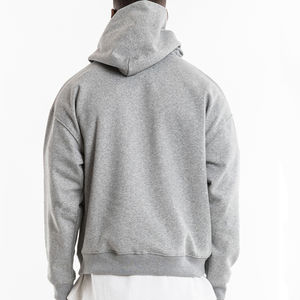 Sudaderas con capucha de algodón 100% de peso pesado de alta calidad con logotipo personalizado de talla grande, ropa de calle en blanco de gran tamaño, Sudadera con capucha hecha en Pakistán - Product Image 4