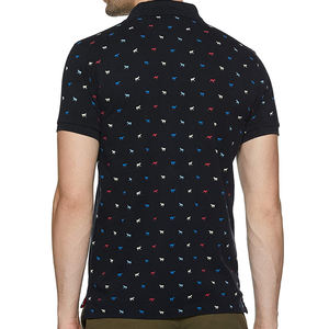 Haute qualité 100% coton hommes à manches courtes pour T-shirts polo conception personnalisée Logo impression en gros OEM tissu chemises pour Golf f - Product Image 3