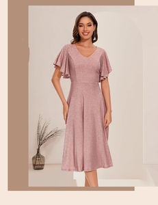 Career Dresses <b>women</b> Casual summer lady elegant <b>jeans</b> used clothes online retailer <b>Short</b> Sleeve Printing Custom All Size Work - Product Image 5