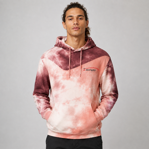 Sweat à capuche tie-dye pour homme de qualité supérieure, logo personnalisé, en molleton de coton doux, chaud et respirant, style décontracté streetwear - Product Image 1
