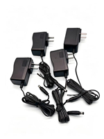 Adaptador de Corriente CA/CC de 12V 1.5A con Enchufe para EE. UU., AU, Reino Unido, Fuente de Alimentación Conmutada de 18W para CCTV, Router, LED y Electrónica