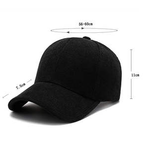 Casquettes de baseball vintage sur mesure pour hommes Logo brodé réglable couleur et taille personnalisées tissu commun de haute qualité - Product Image 1