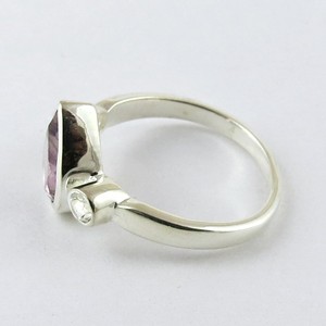 Bagues en argent sterling 925 avec améthyste et zircon cubique Shri Ashapura Jewels, style bohème, sertissage clos Christian - Product Image 4