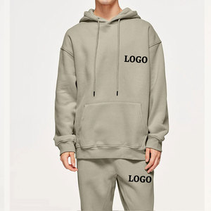 Transpirable 100% algodón de alta calidad Casual logotipo personalizado de moda francés Terry varios colores suéter suelto hombres sudaderas con capucha para hombres - Product Image 2