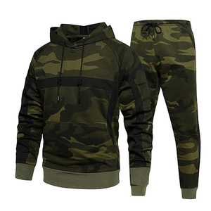 Oem Comfortable Sweat High Quality <b>Camouflage</b> Pullover Tracksuit Cotton Tracksuits For Men Stylish <b>Camouflage</b> Pullover Tracksuit - Product Image 1
