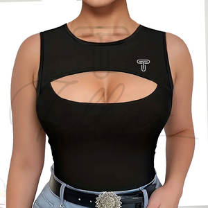 Top Corto de Mujer al por Mayor, Nuevo Diseño, Formal, Veraniego, Ecológico, de Alta Calidad, Algodón y Poliéster, Precio Bajo - Product Image 2