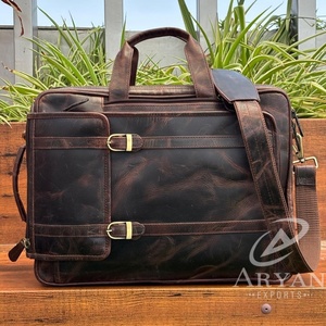 Full Grain Leather Business Laptop Office Handbags <b>for</b> Women & <b>Men</b> Genuine Leather <b>Work</b> Vintage Handmade Crossbody Messenger <b>Bag</b> - Product Image 1